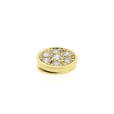 Gold pendant with diamonds; 0.37 ct. Image 2 of Gold pendant with diamonds; 0.37 ct.