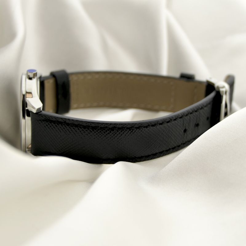 Image 12 of Movado Museum Classic; Steel women's watch with black dial; 0607204