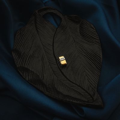 Image 2 of Two-tone gold pendant with diamond; 0.10 ct.