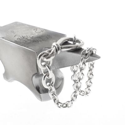 Image 2 of Pandora Chunky Infinity Knot Bracelet; Silver; | 20 cm