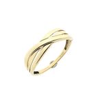 Image 1 of Gold crossover ring