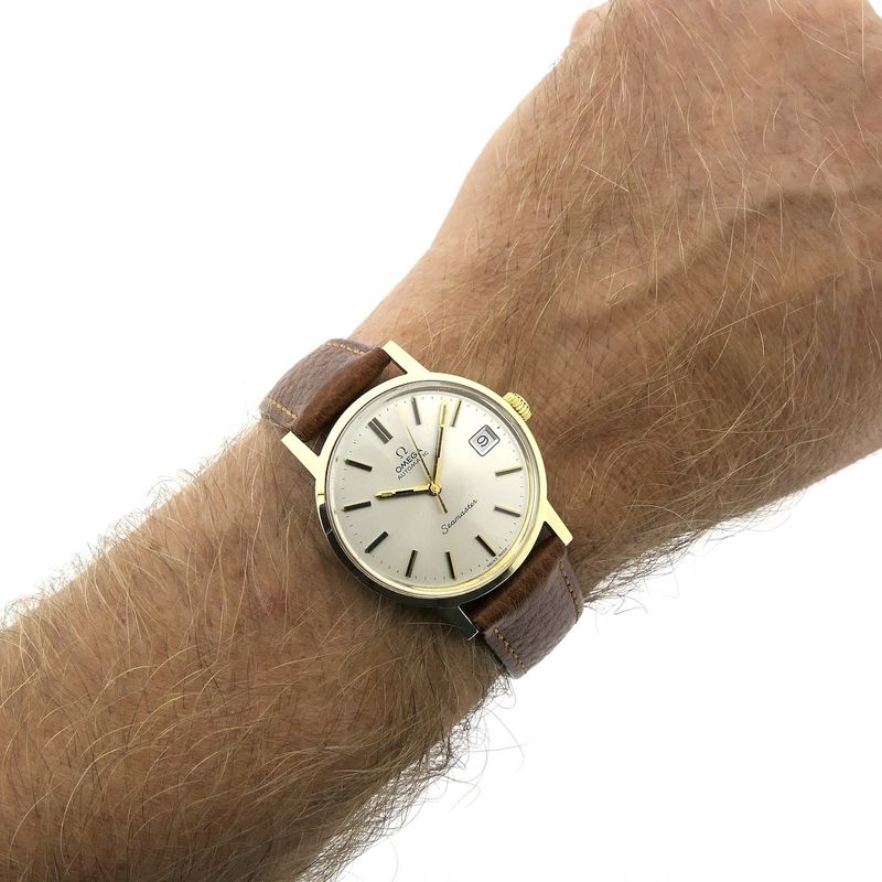 Image 15 of Omega Seamaster Automatic 166.163; Vintage 14k gold watch