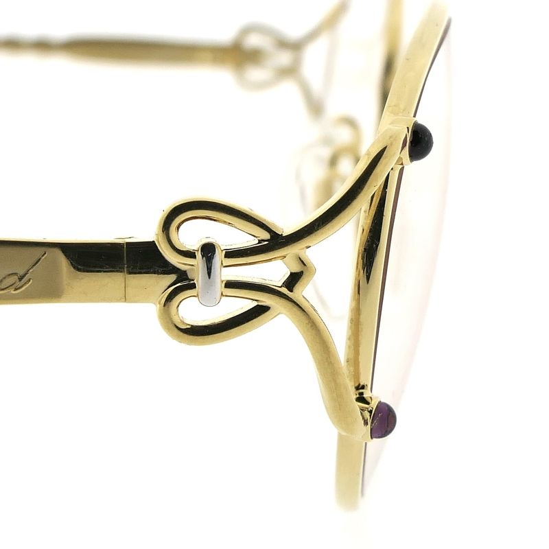 Image 7 of Vintage Chopard women's glasses with clear glass; Gold-plated; 52-20