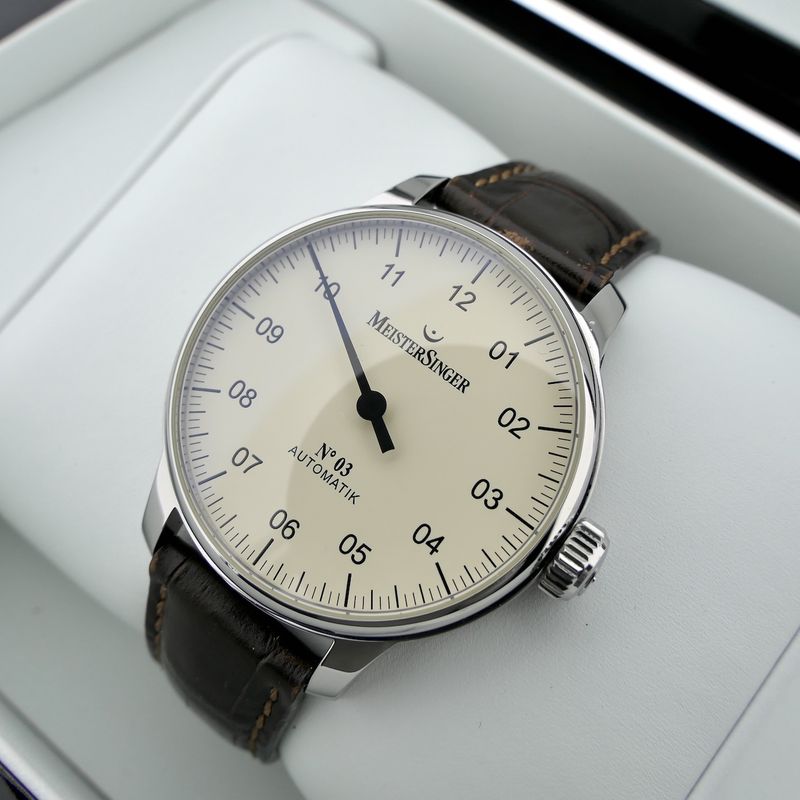 Image 15 of Meistersinger No. 03 Automatik; Automatic men's watch