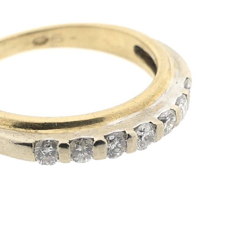 Image 7 of Gold ring with diamond; 0.35 ct.