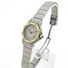 Image 2 of Cartier Santos Octagon 187903; Women's watch in 18k gold and steel