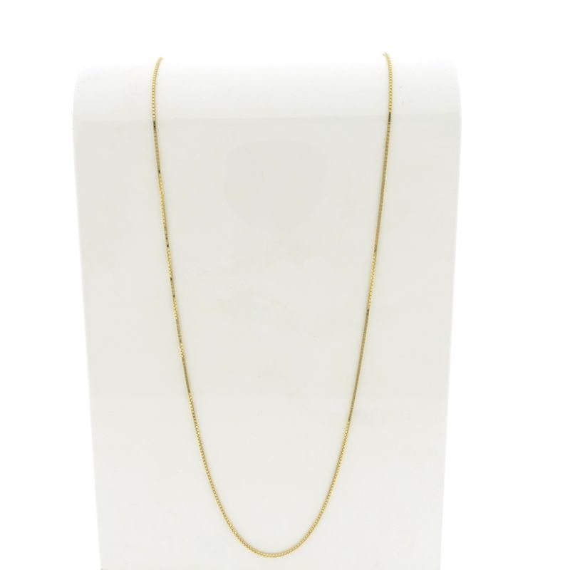 Image 4 of Golden Venetian link chain | 71 cm