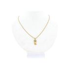 Image 7 of Gold owl pendant with turquoise