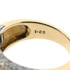 Image 7 of Gold ring with diamonds; 1.20 ct.