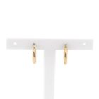 Image 1 of 8 carat bicolor earrings; Ø 16.5 mm
