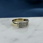 Image 7 of Two-tone gold fantasy ring with zirconia