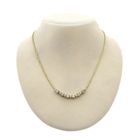 Image 1 of Gold necklace with fixed pendant of opal and diamond 0.28 ct.