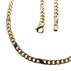 Image 1 of Two-tone gold men's necklace | 45 cm