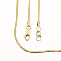 Gold snake link chain