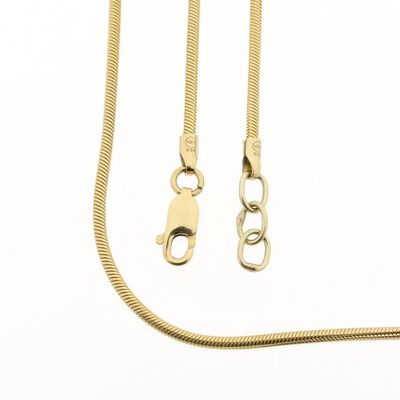 Image 1 of Gold snake link chain
