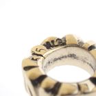 Image 5 of Pandora spacer; Gold; Golden Leaf