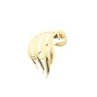 Afbeelding 11 van Gouden abstracte broche