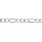 Image 7 of Silver long figaro link necklace | 80 cm