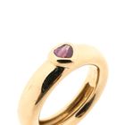 Image 2 of Gold ring with pink tourmaline; Tiffany & Co