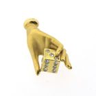 Image 3 of Carrera y Carrera vintage gold pendant with diamonds; 0.20 ct.