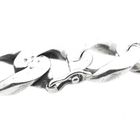 Image 3 of Solid Silver Gourmet Link Bracelet.