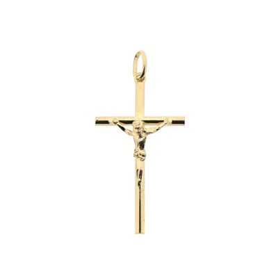 Image 1 of Gold pendant of a cross with corpus