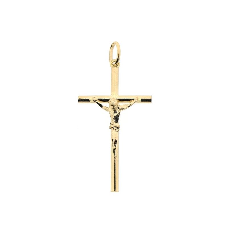 Image 1 of Gold pendant of a cross with corpus