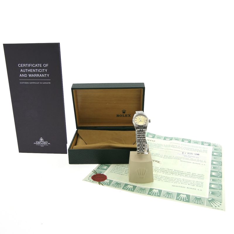 Image 4 of Rolex Datejust 26mm 'Full-Set'; Automatic women's watch