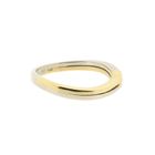 Image 9 of Two-tone gold solitaire ring with diamond; 0.025 ct.