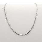 Image 1 of White gold Venetian chain | 40 cm