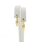 Image 2 of Gold earrings; Ø 14 mm