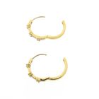 Image 7 of 18K Gold Hoop Earrings with Diamond | 1.10 ct.