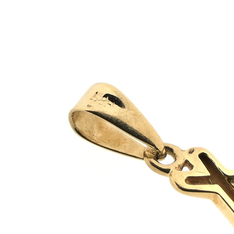 Image 5 of Gold pendant with zirconia