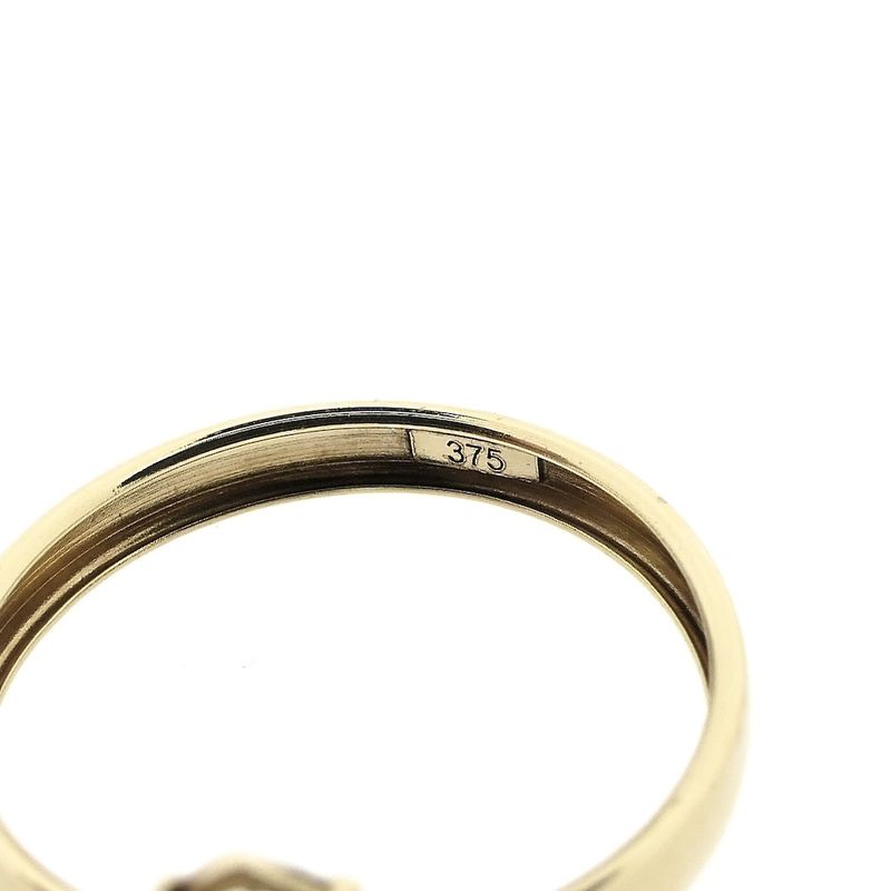 Image 8 of 9 carat solitaire ring with zirconia in heart shape