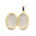 Image 10 of Vintage gold locket pendant | Floral design