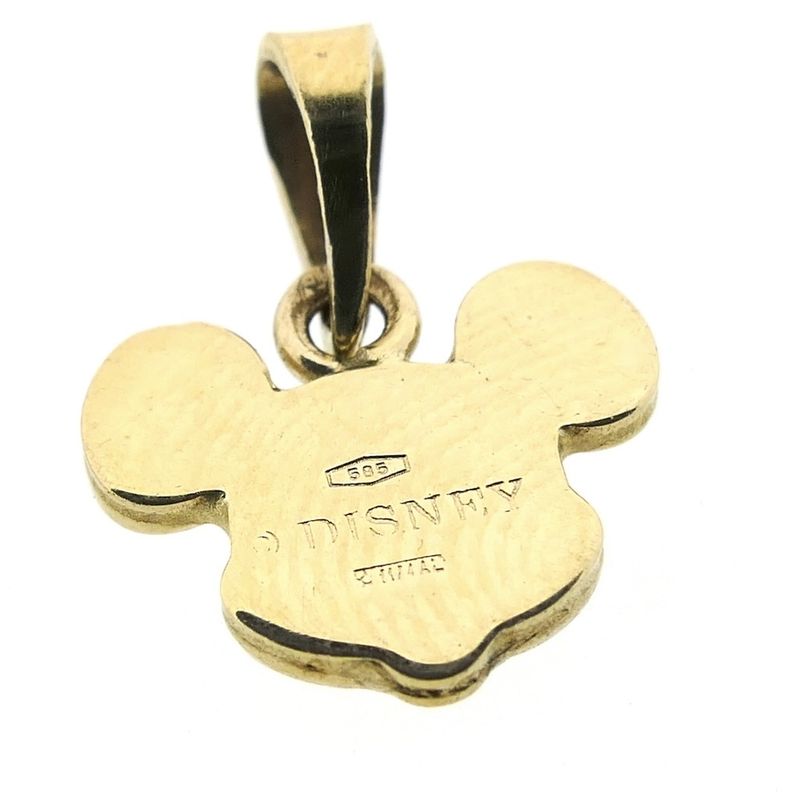 Image 8 of Gold Disney pendant; Mickey Mouse