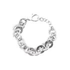Image 3 of Silver fantasy link bracelet.