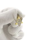Image 2 of 18K Star of David Peace Dove Pendant with Diamond | 0.095 ct.