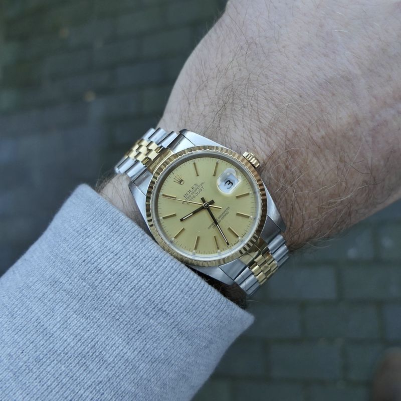 Image 18 of Rolex Datejust 36mm 16233; Automatic gold/steel watch