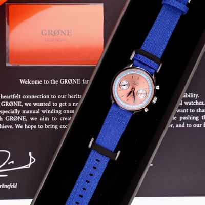 GRØNE Oldenzaal Moment Meter (Gröneveld); Limited Edition Heren Horloge Afbeelding 2 van GRØNE Oldenzaal Moment Meter (Gröneveld); Limited Edition Heren Horloge