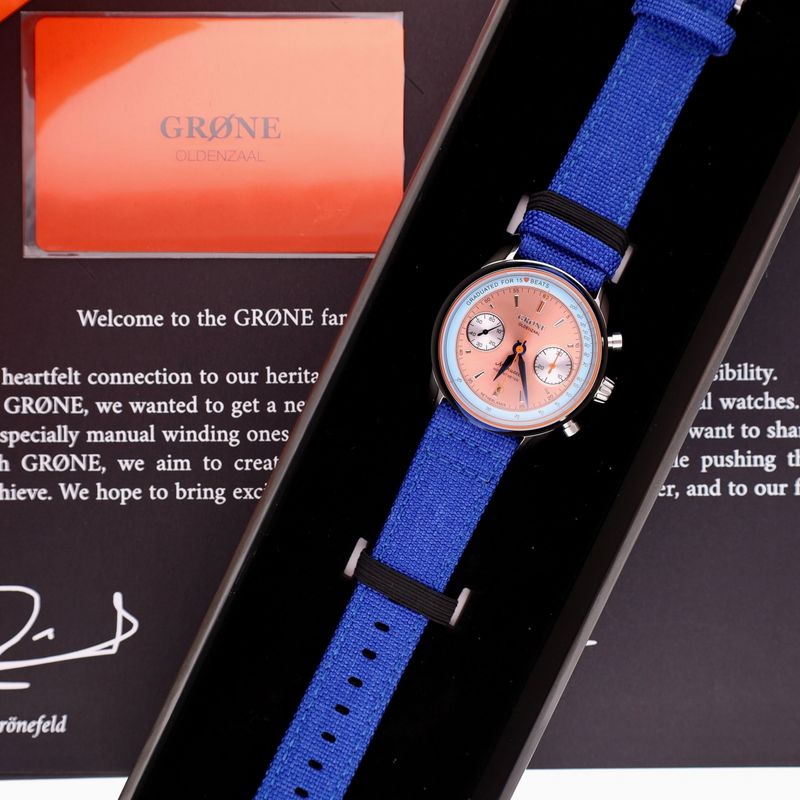 Afbeelding 2 van GRØNE Oldenzaal Moment Meter (Gröneveld); Limited Edition Heren Horloge
