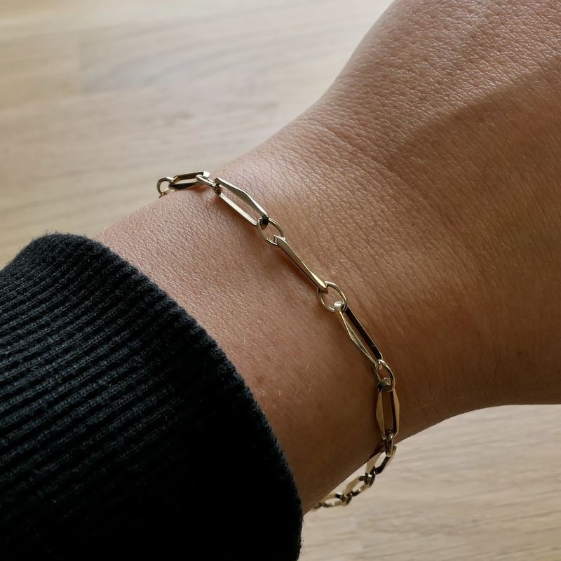 Image 5 of Gold closed for ever bracelet | 19 cm