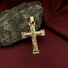 Image 2 of Gold pendant of cross with corpus