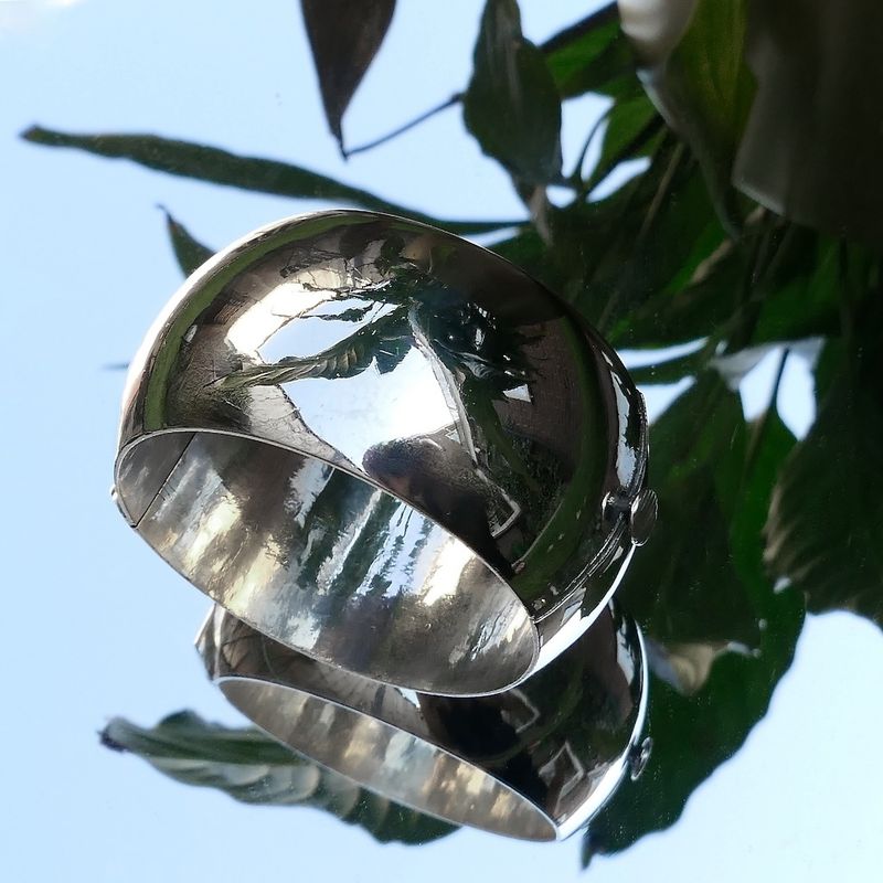 Image 2 of Silver fantasy slave bracelet | Ø 62 mm