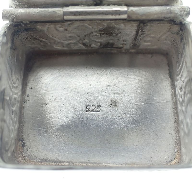 Image 5 of Vintage silver pill box