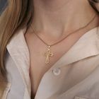 Image 4 of Gold pendant of a cross with corpus