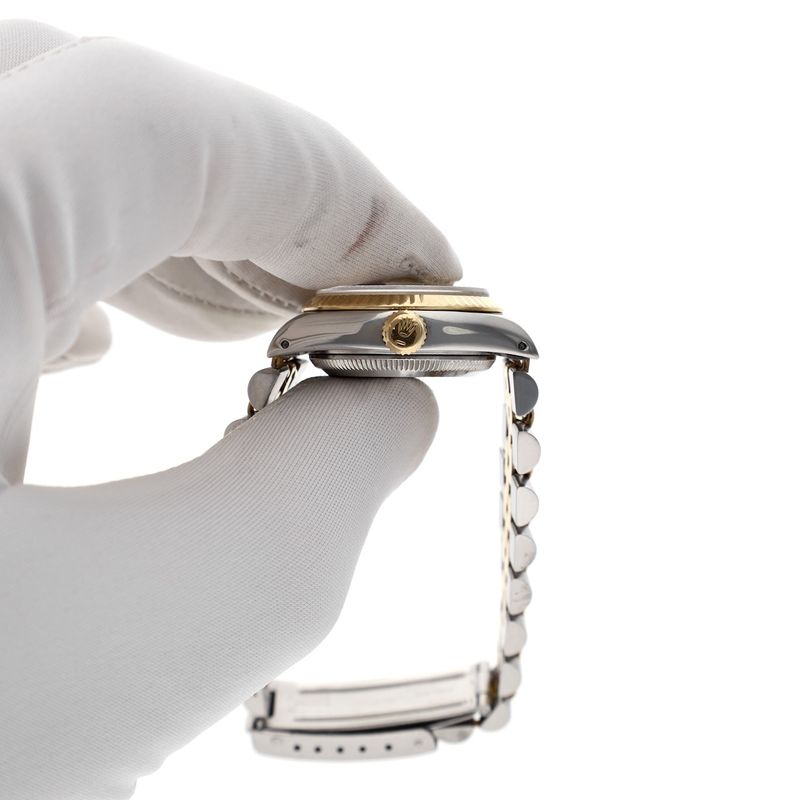 Image 5 of Rolex Lady-Datejust 26mm 69173; 18k. Vintage 18k. gold/steel women's watch with diamonds