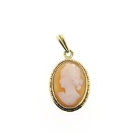 Gold pendant with cameo | Vintage/antique