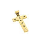 Image 4 of Gold pendant of the letter T with diamond; 0.035 ct.