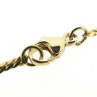 Image 7 of Gold necklace with a fixed pendant and diamond; 0.01 ct. | 42 cm